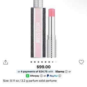 Dior solid perfume stick